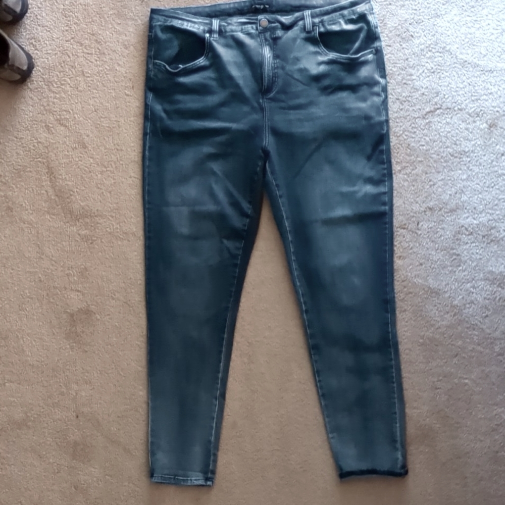 Universal Standard Seine High Rise Skinny Jeans True Blue Sz 20
